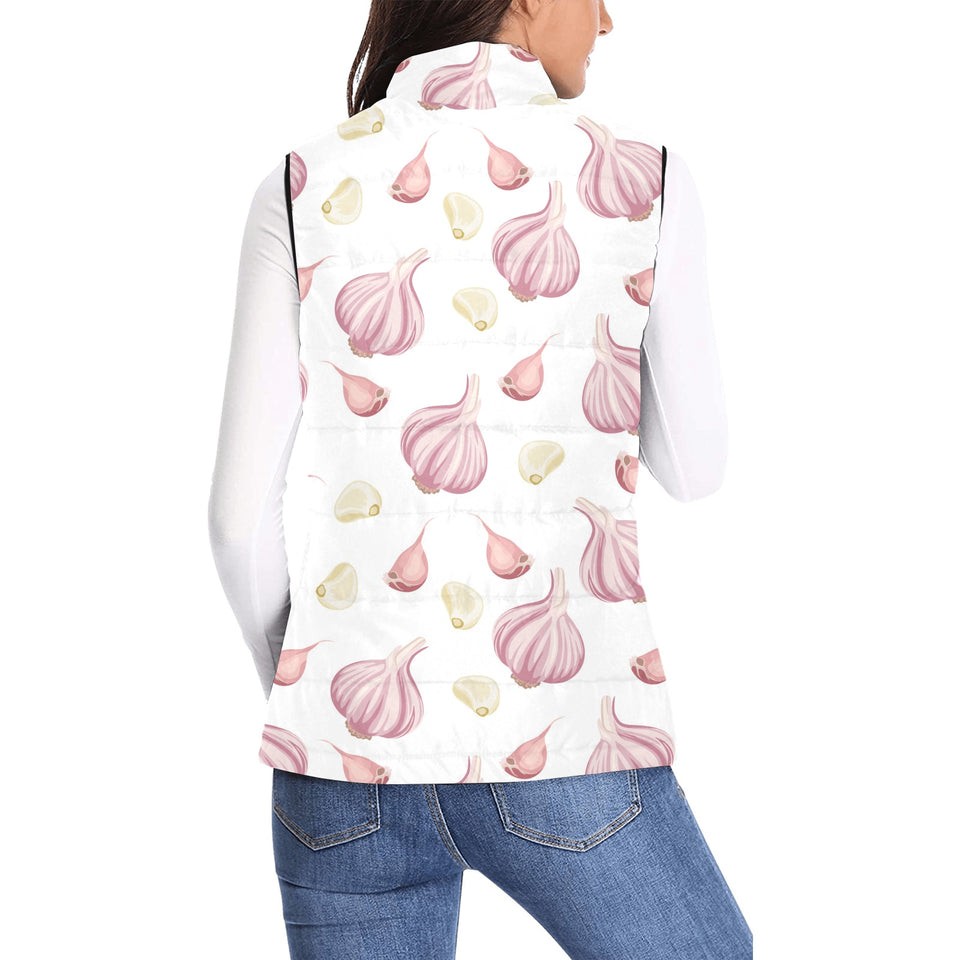 Garlic pattern Women's Padded Vest