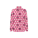 Guinea Pig Pattern Print Design 01 Women's Long Sleeve Polo Shirt