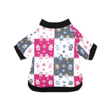 Teddy Bear Pattern Print Design 03 All Over Print Pet Dog Round Neck Fuzzy Shirt