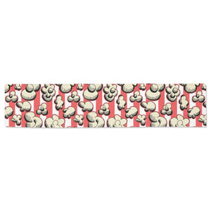 Popcorn Pattern Print Design 05 Table Runner