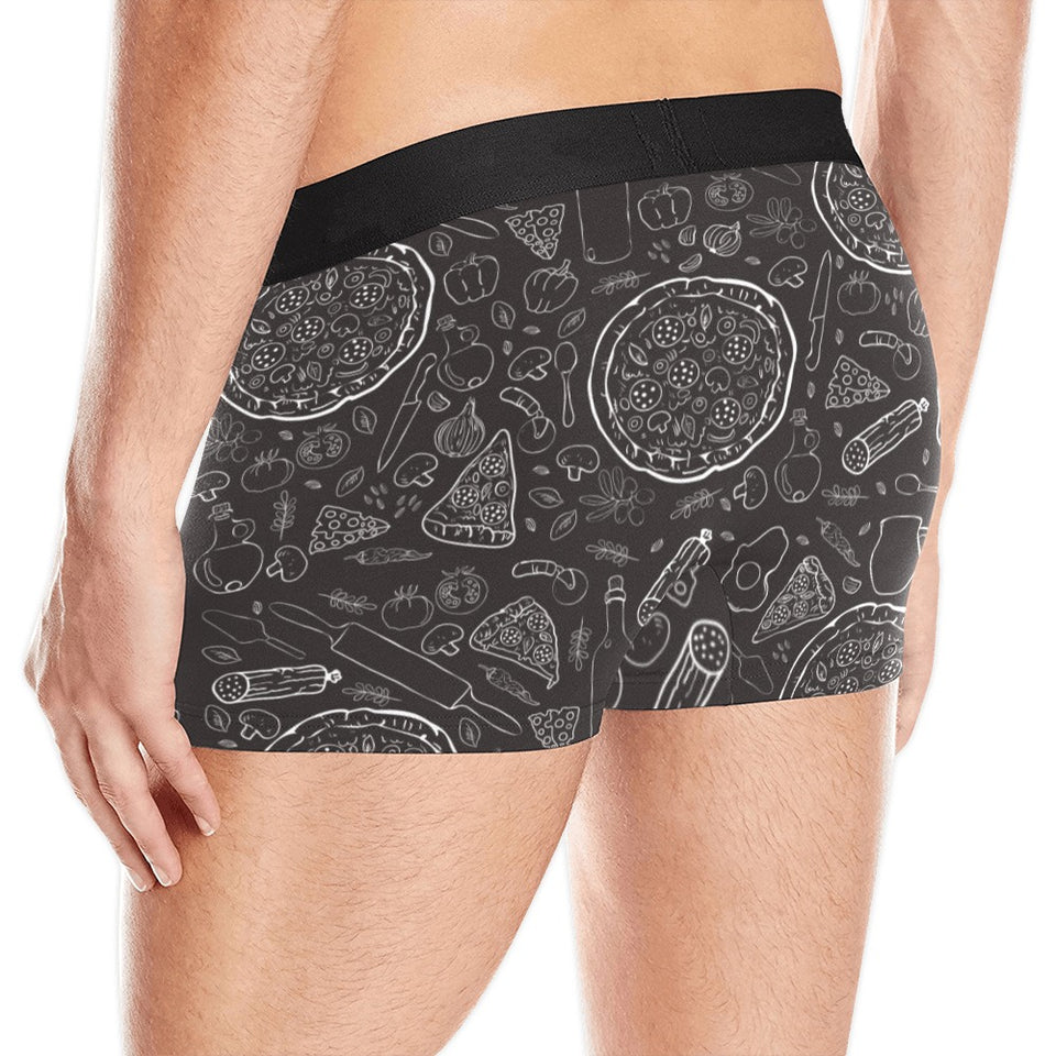 Pizza pattern Men's All Over Print Boxer Briefs Men's Underwear