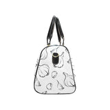Garlic pattern black white Travel Bag