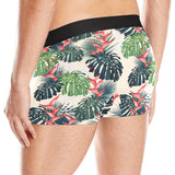 heliconia flowers, palm and monstera leaves Men's All Over Print Boxer Briefs Men's Underwear