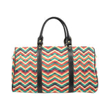 zigzag chevron colorful pattern Travel Bag