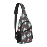 Camera Pattern Print Design 04 All Over Print Chest Bag
