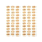 Hamburger Pattern Print Design 04 Gauze Curtain