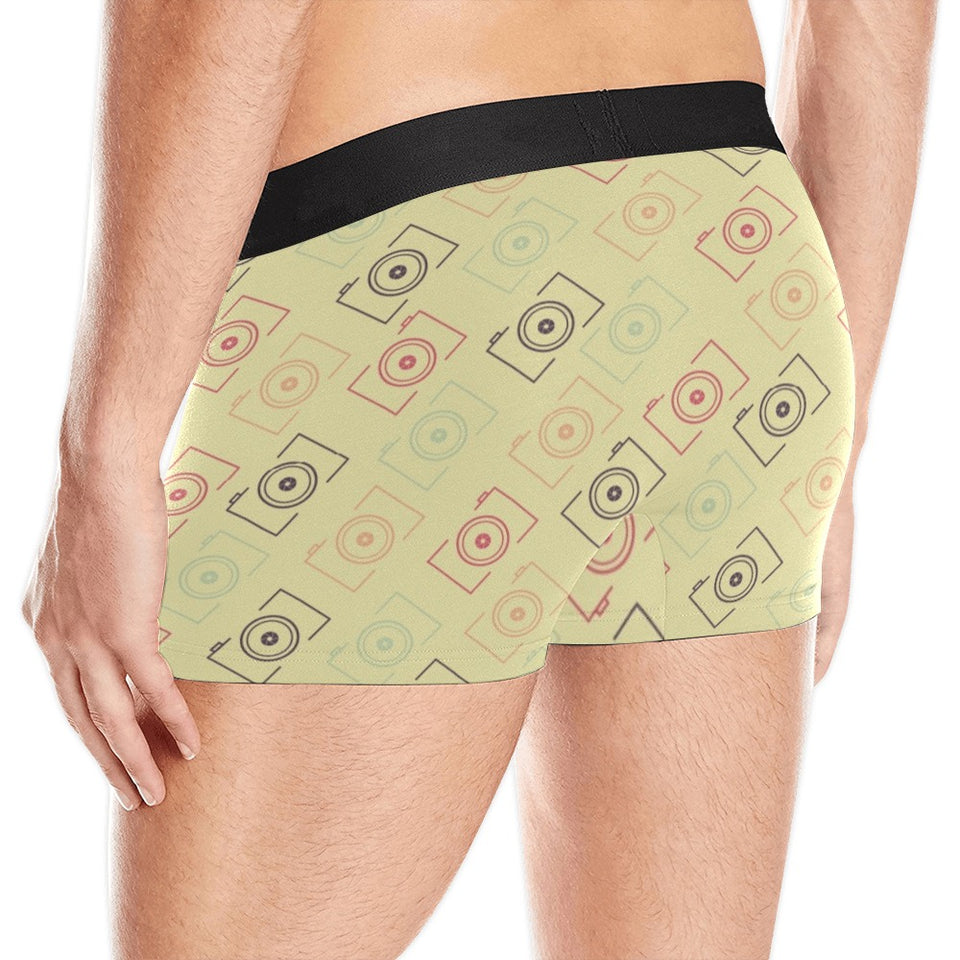 Camera Pattern Print Design 01 Men's All Over Print Boxer Briefs Men's Underwear