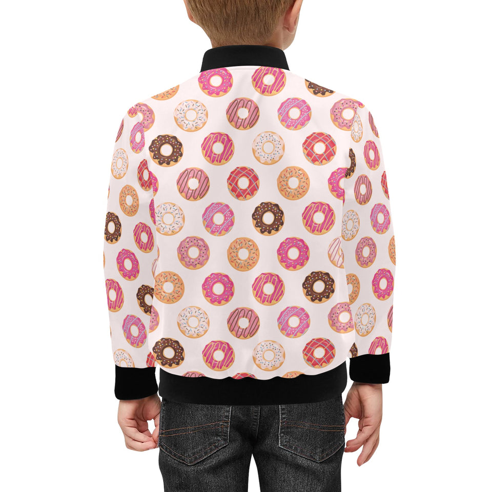Colorful donut pattern Kids' Boys' Girls' Bomber Jacket