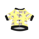 Cute Hamster pattern All Over Print Pet Dog Round Neck Fuzzy Shirt