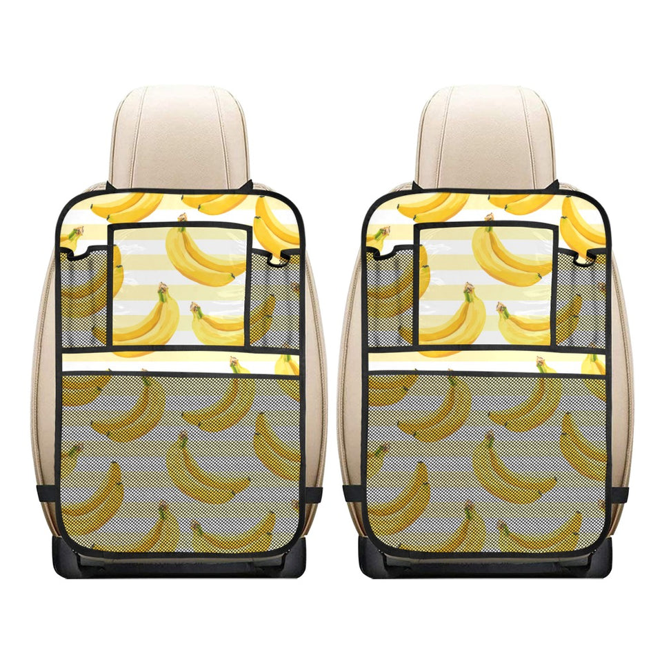 Banana pattern blackground Car Seat Back Organizer