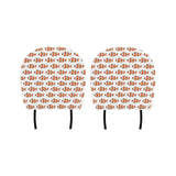 Clown Fish Pattern Print Design 05 Car Headrest Cover