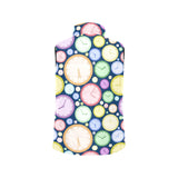 Colorful clock background Women's Padded Vest