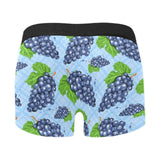 Watercolor grape pattern Men's All Over Print Boxer Briefs Men's Underwear