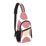 Circle indian pattern All Over Print Chest Bag