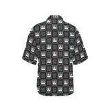 Piano Pattern Print Design 05 Women's All Over Print Hawaiian Shirt