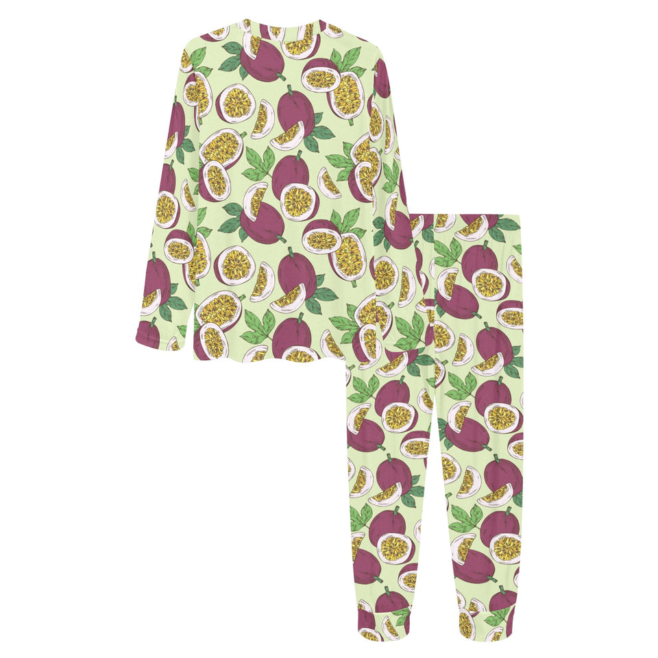 Paassion fruit pattern Women's All Over Print Pajama Set