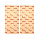 Sausage Pattern Print Design 03 Gauze Curtain