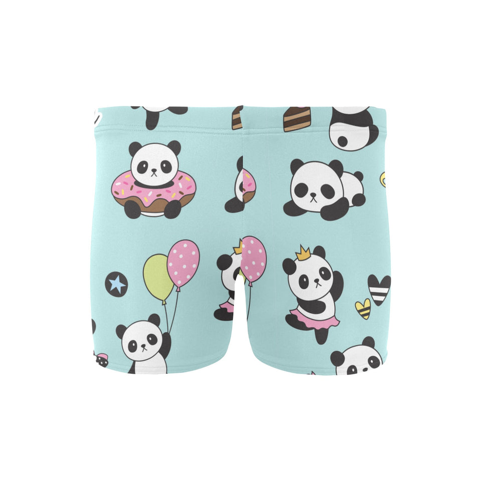 Cute baby panda pattern Men's Swimming Trunks