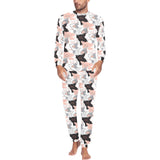 Pig Pattern Print Design 05 Men's All Over Print Pajama