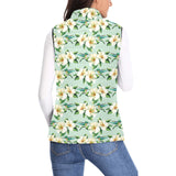 Hummingbird Pattern Print Design 01 Women's Padded Vest