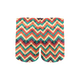 zigzag chevron colorful pattern Men's Swimming Trunks