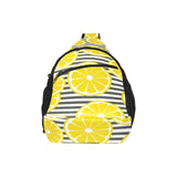 slice of lemon design pattern All Over Print Chest Bag