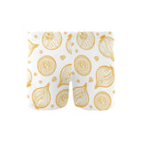 hand drawn onion pattern Men's Swimming Trunks