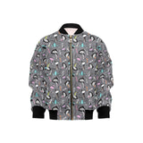 Ostrich Pattern Print Design 01 Kids' Boys' Girls' Bomber Jacket