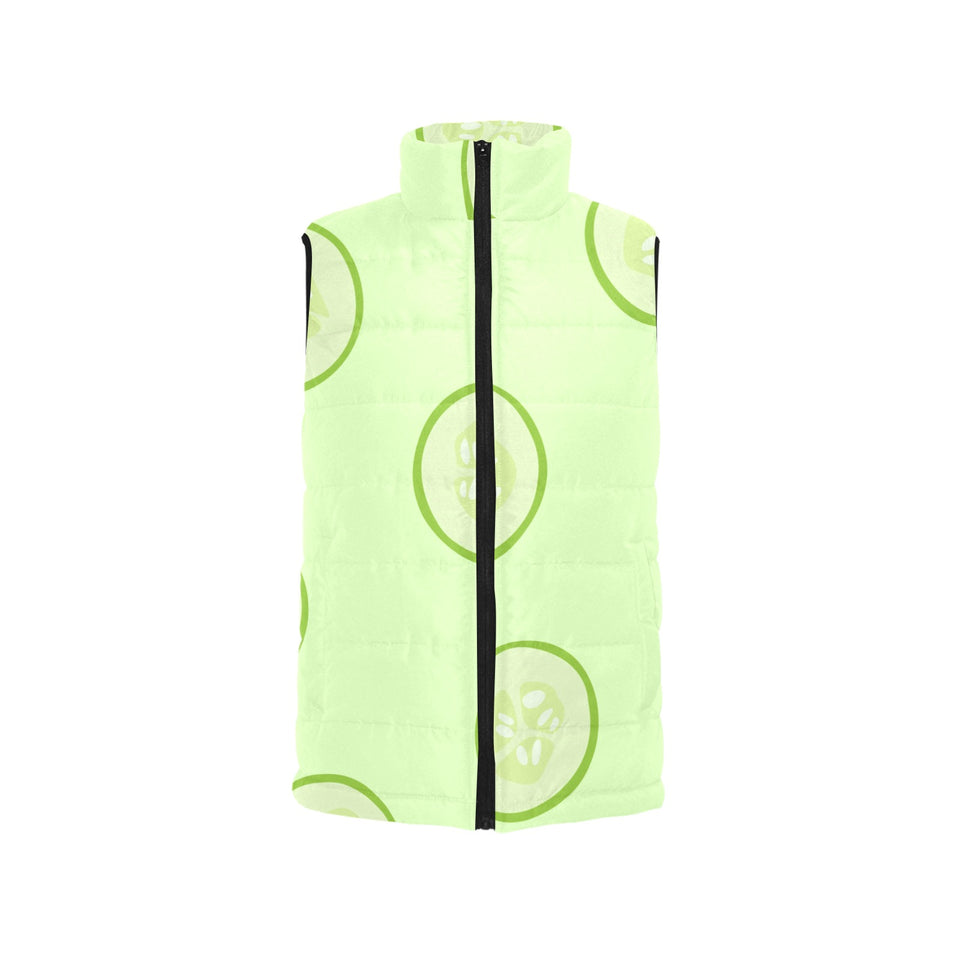 Cucumber pattern Women's Padded Vest