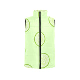 Cucumber pattern Women's Padded Vest