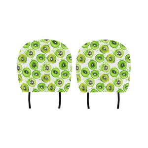 Watercolor kiwi pattern Car Headrest Cover