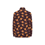 Hamburger Pattern Print Design 05 Women's Long Sleeve Polo Shirt