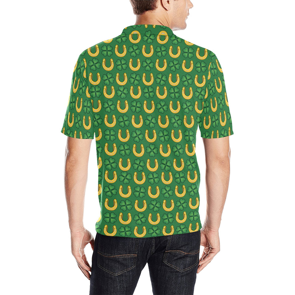 Horseshoes Pattern Print Design 05 Men's All Over Print Polo Shirt