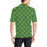 Horseshoes Pattern Print Design 05 Men's All Over Print Polo Shirt