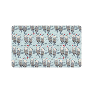 Lovely Sea Otter Pattern Doormat