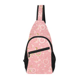 Bicycle Pattern Print Design 02 All Over Print Chest Bag