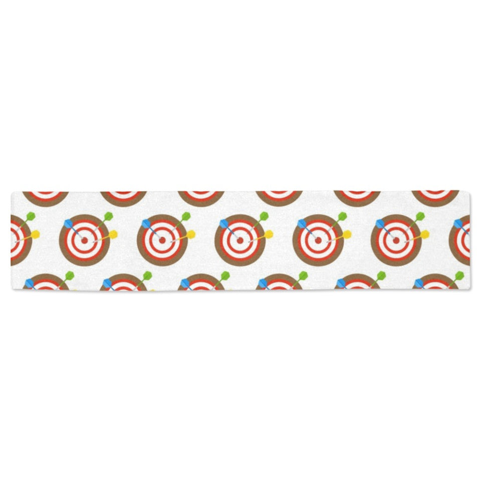 Darts Pattern Print Design 04 Table Runner