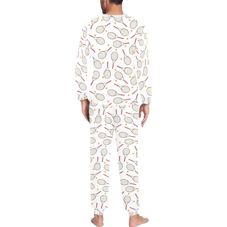 Tennis Pattern Print Design 04 Men's All Over Print Pajama