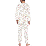 Tennis Pattern Print Design 04 Men's All Over Print Pajama