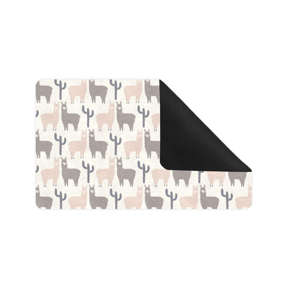 Llama Alpaca pattern Doormat