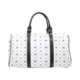 Anchor rudder nautical design pattern Travel Bag