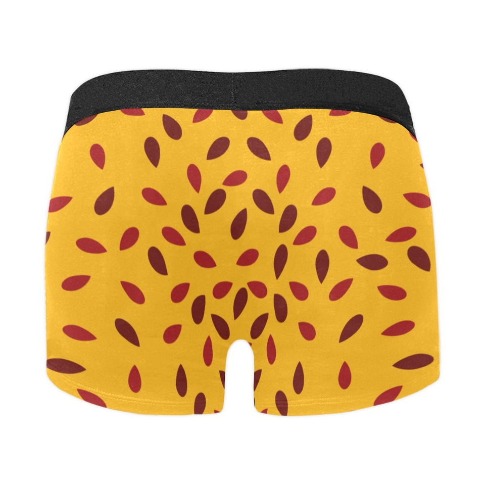 Passion fruit texture Men's All Over Print Boxer Briefs Men's Underwear