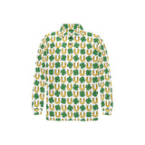Horseshoes Pattern Print Design 04 Men's Long Sleeve Polo Shirt