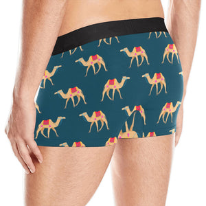 Camel pattern blue blackground Men's All Over Print Boxer Briefs Men's Underwear