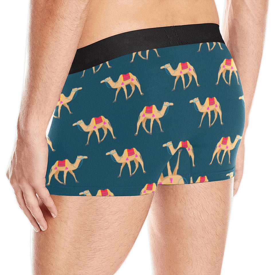 Camel pattern blue blackground Men's All Over Print Boxer Briefs Men's Underwear