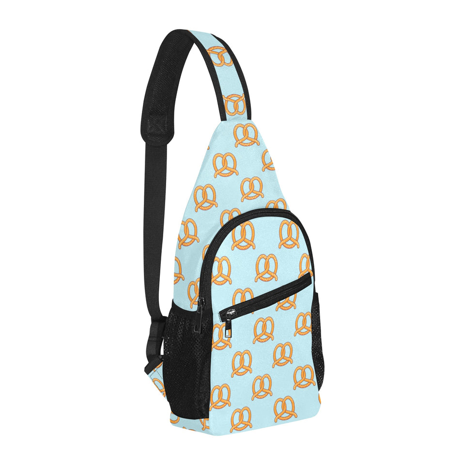 Pretzels Pattern Print Design 03 All Over Print Chest Bag