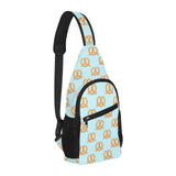 Pretzels Pattern Print Design 03 All Over Print Chest Bag