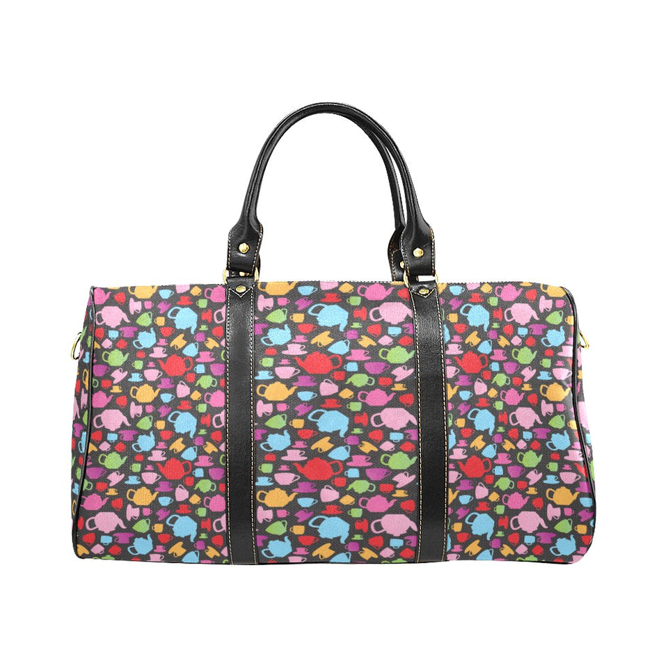 Tea pots Pattern Print Design 01 Travel Bag