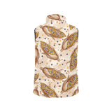 Corn Pattern Print Design 03 Men's Padded Vest
