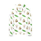 Color hand drawn cacao pattern Kids' Boys' Girls' Padded Hooded Jacket